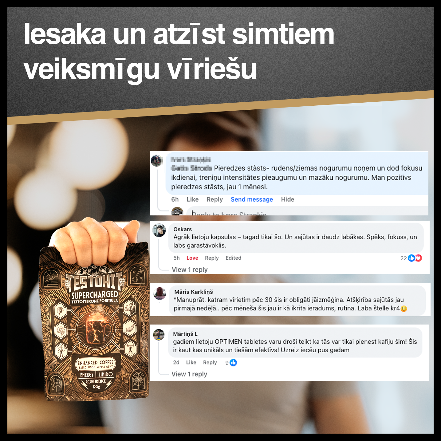 IŠBANDYK: TESTOSTERONO KAVĄ