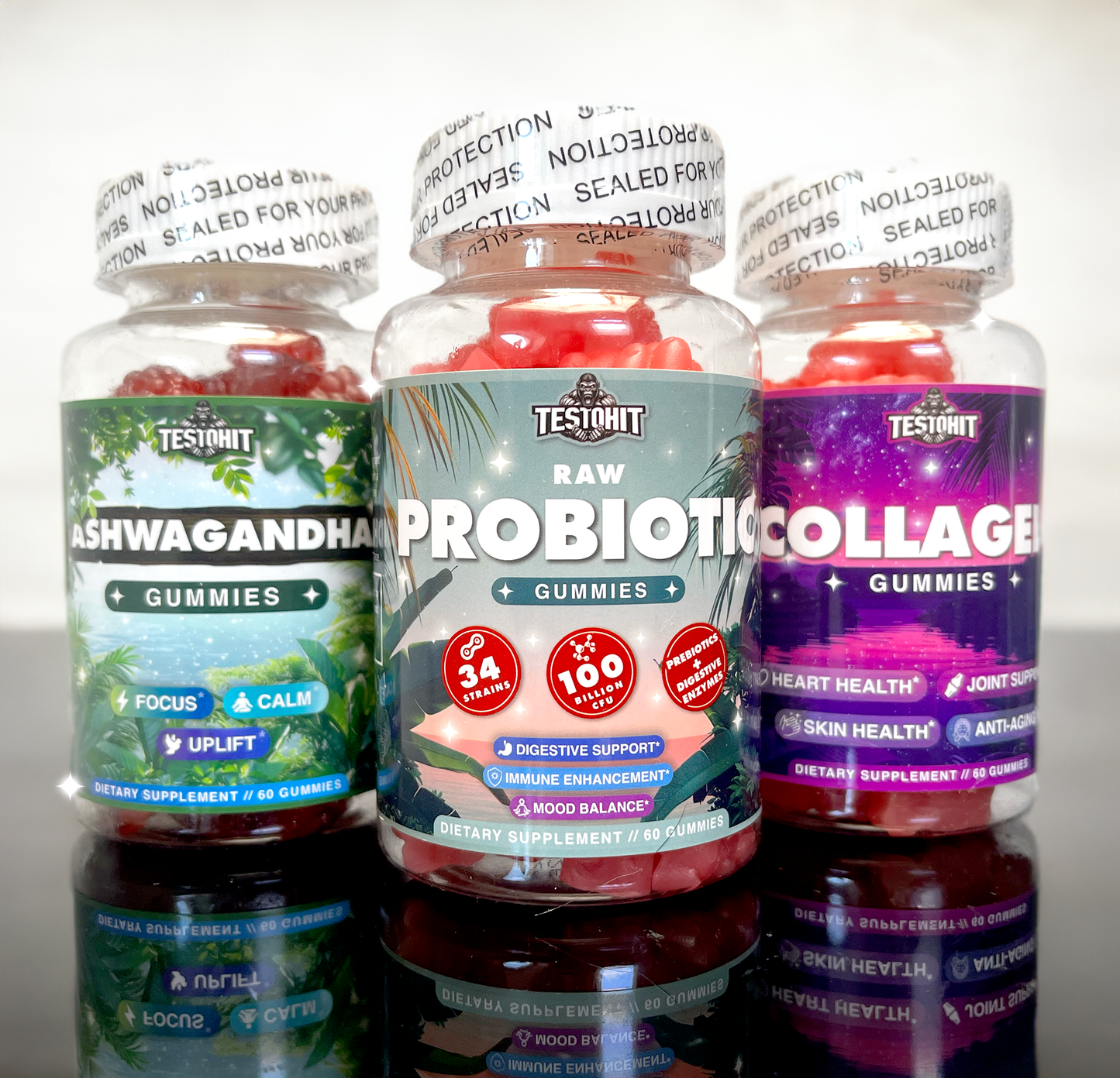 TERVIS JA RAHU KOMPLEKT – KOLAGEEN, ASHWAGANDHA, PROBIOOTIKUMID
