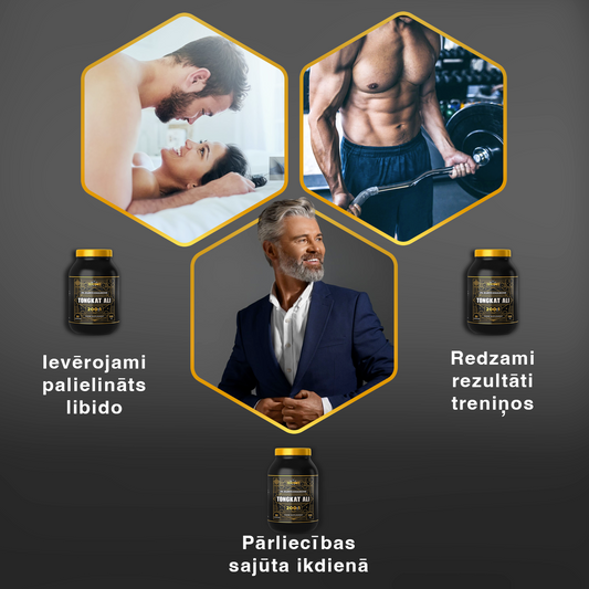 Tongkat Ali | Dabīgs veids kā paaugstināt testosteronu | 500mg 200:1