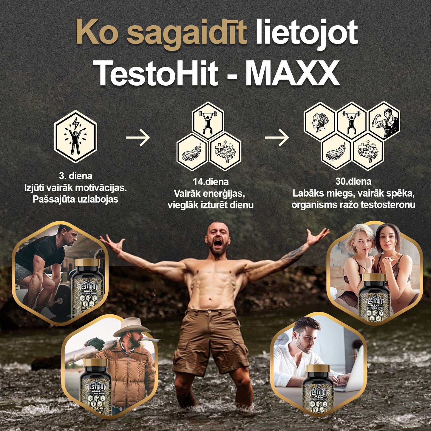MAXX – Ikdienas spēks, fokuss un vīrišķība – vienā kapsulā. TOP MULTIVITAMĪNI VĪRIEŠIEM