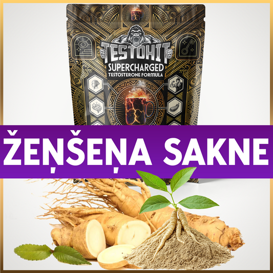 Ženšenio Šaknų Ekstraktas – SUPERCHARGED – kokybiškas, grynas, stiprus ekstraktas vyro sveikatai ir savijautai